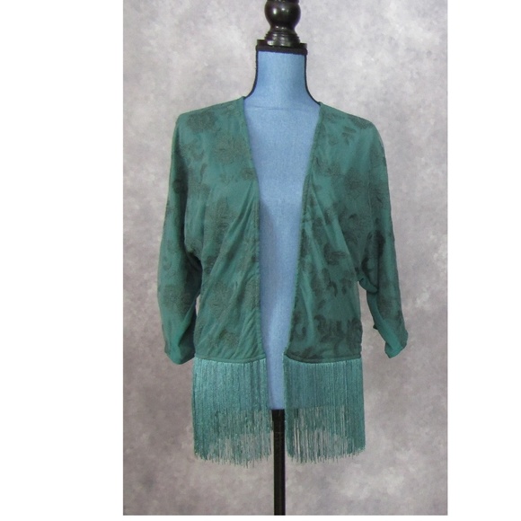 green evening jacket